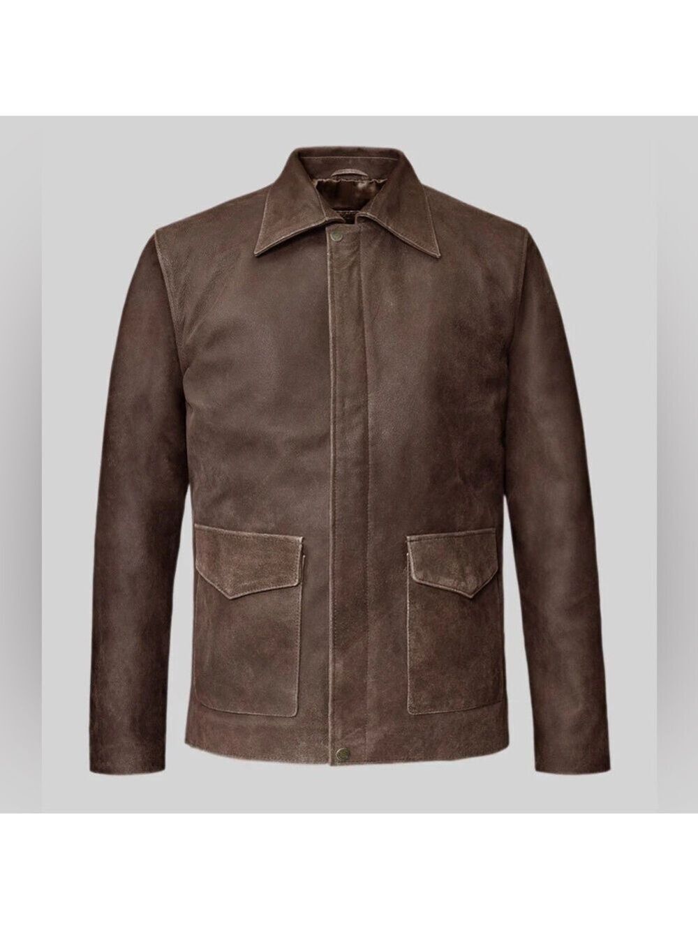NWT 2008 Indiana Jones Lucas Films Vintage Commemorative Leather Jacket. Size XS